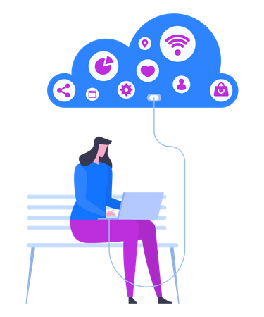 Cloud Technology  Illustration