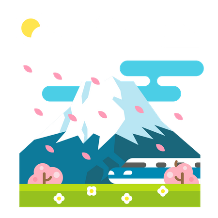 Cloudy weather Illustration