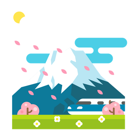 Cloudy weather  Illustration