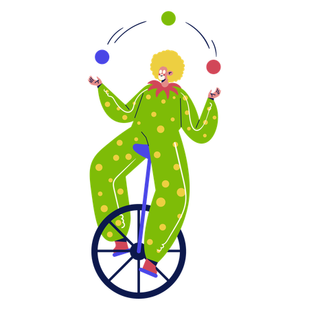 Clown Costume  Illustration