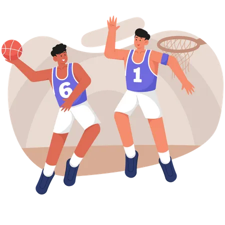 Club de baloncesto  Ilustración