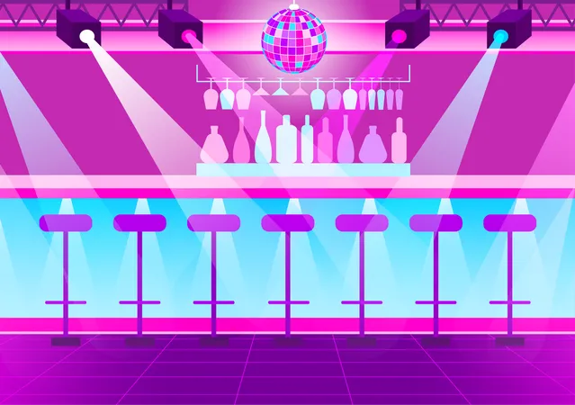 Club Party  Illustration