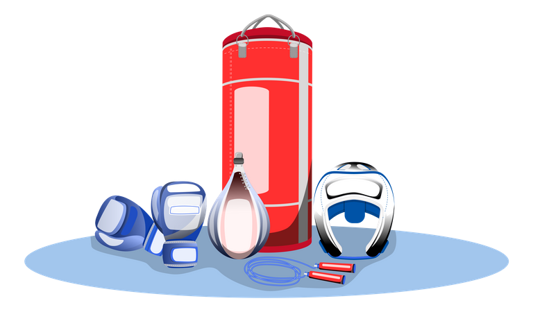 Clube de boxe  Ilustração