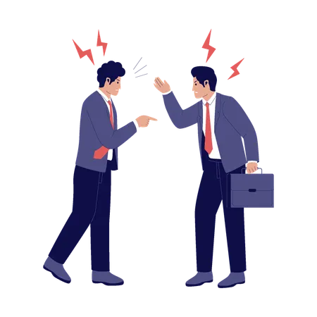 Co-founder Conflict  Illustration