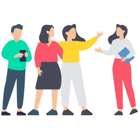 Co Workers Illustration