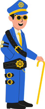 Coach waiting for train on station  Illustration