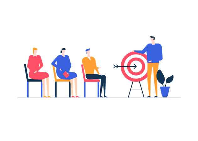 Coaching d'affaires  Illustration