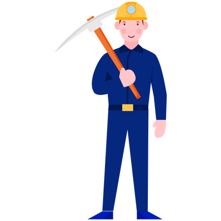 Coal Miner  Illustration