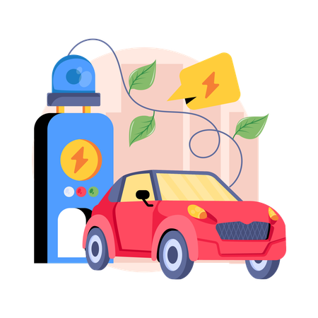 Coche de carga  Illustration
