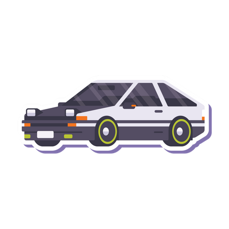 Coche de carreras  Illustration
