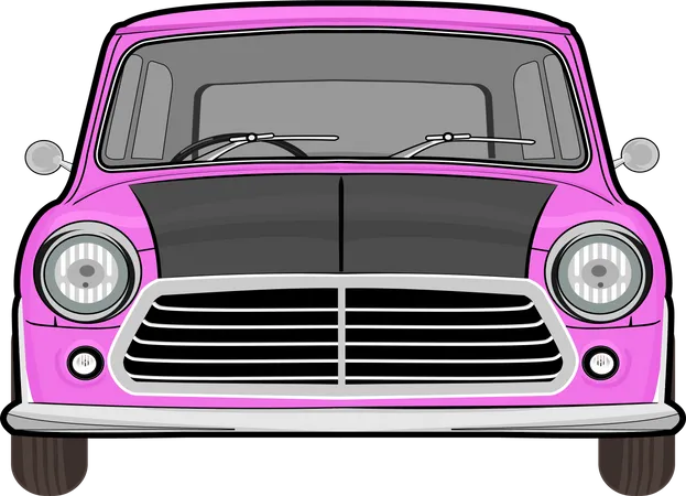 Coche retro  Ilustración