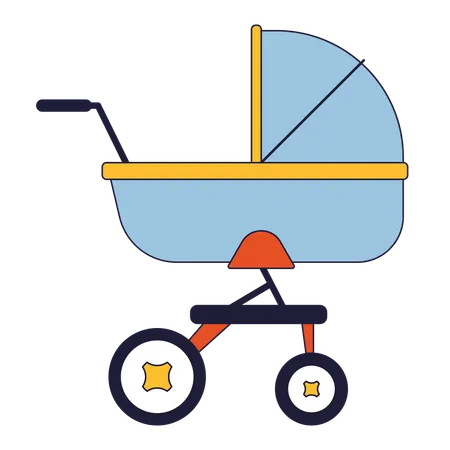 Carrito de bebé  Ilustración