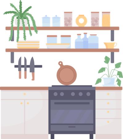 Cocina  Ilustración