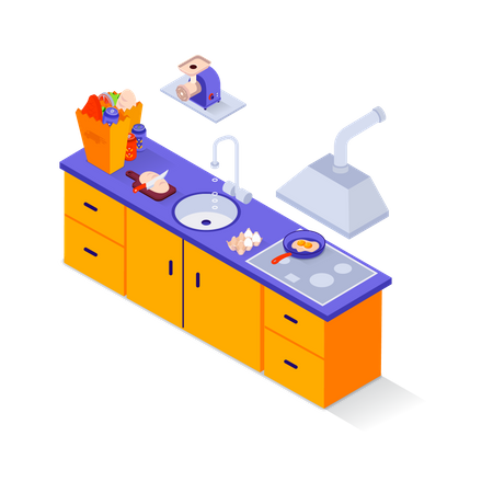 Cocina  Ilustración