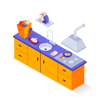 Cocina  Ilustración
