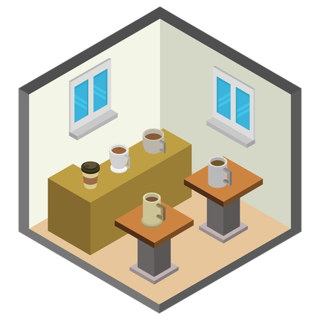 Cocktail room  Illustration