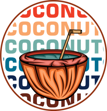 Coconut  Illustration