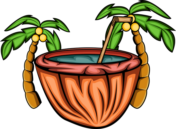 Coconut  Illustration