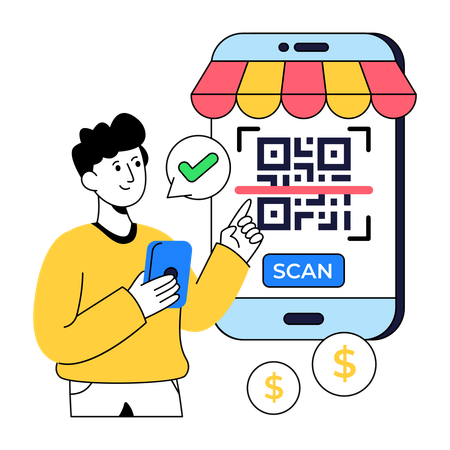 Code-barres mobile  Illustration