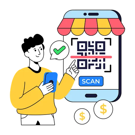 Code-barres mobile  Illustration