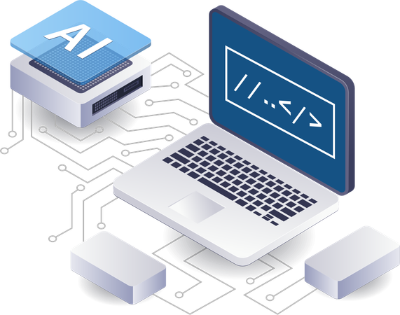 Code de programme pour le développement de réseaux d'intelligence artificielle  Illustration