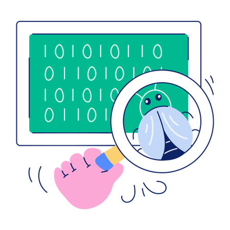 Code Debugging  Illustration