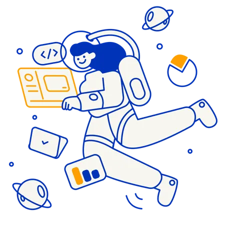 Code engineer  Illustration