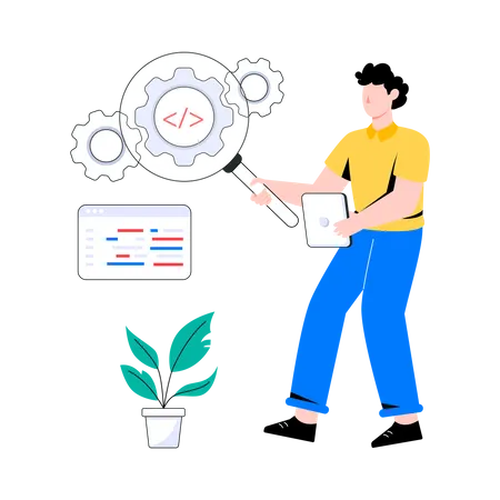 Code-Optimierung  Illustration