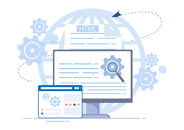 Programmazione html  Illustration