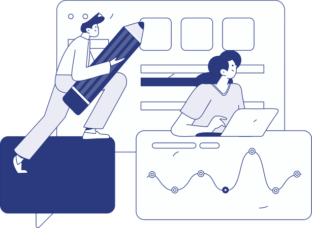 Codificação de site com java script  Ilustração