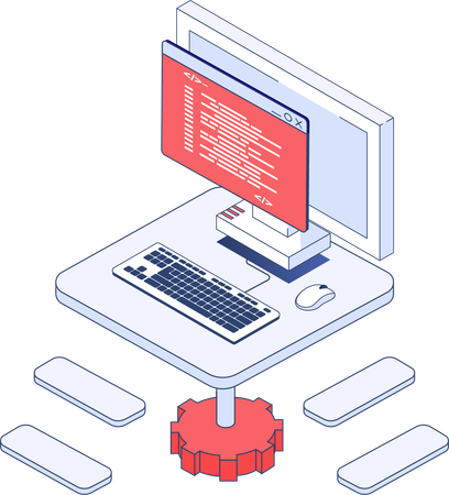 Codificación en línea  Ilustración