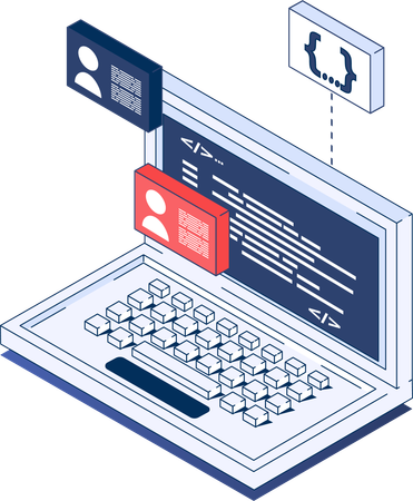 Codificación de sitios web  Ilustración