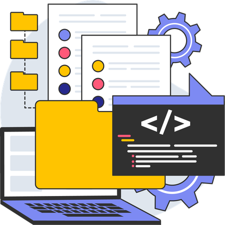 Codificación web y gestión de la información.  Ilustración