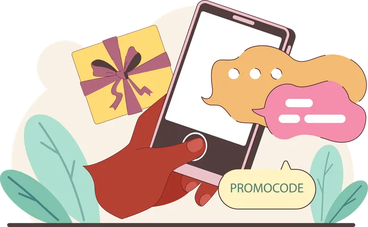 Código de promoción del cliente  Ilustración