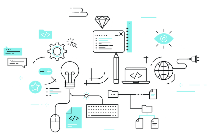 Coding  Illustration