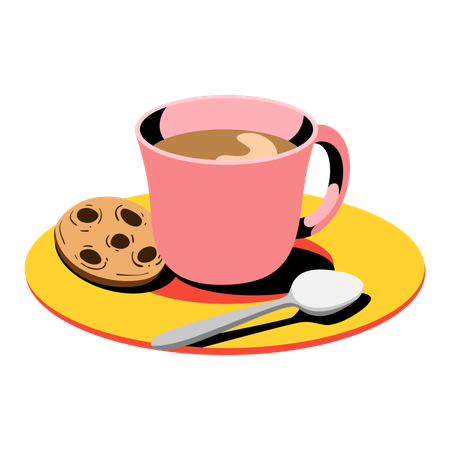 Coffee and Cookies  Illustration