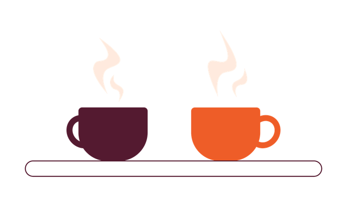 Coffee break  Illustration