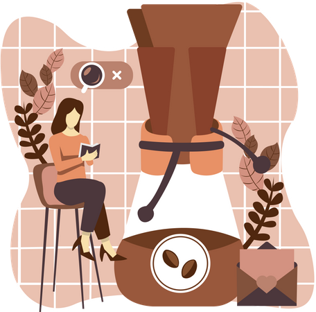 Coffee Brewer  Illustration