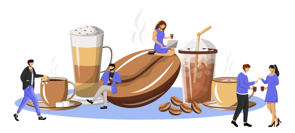 Coffee culture Illustration