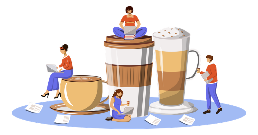 Coffee culture Illustration