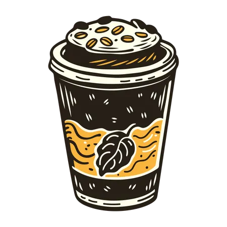 コーヒーカップ  イラスト