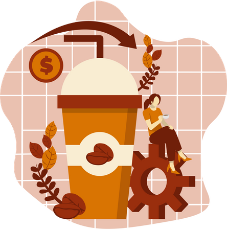 Coffee Cup  Illustration