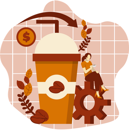 Coffee Cup  Illustration