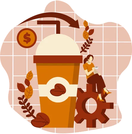 Coffee Cup  Illustration