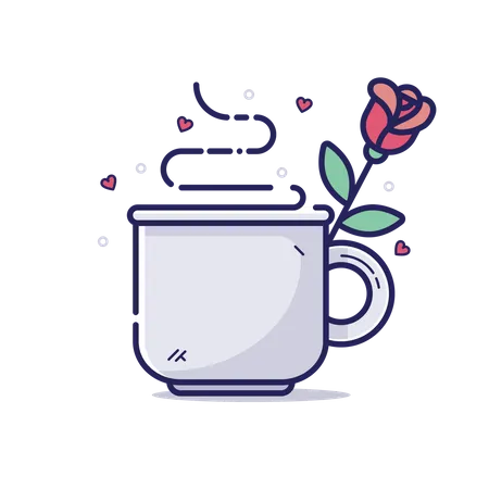 Coffee date  Illustration