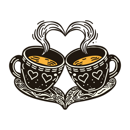 Coffee Love  Illustration