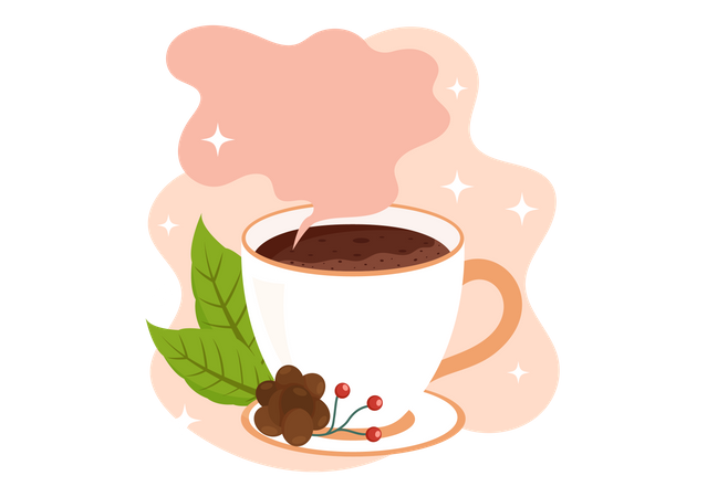 Coffee Lovers Day  Illustration