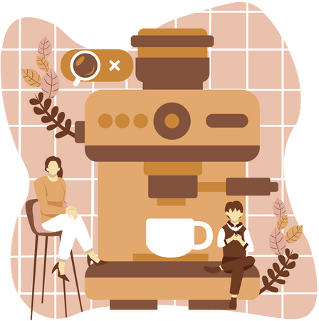 Coffee Machine  Illustration