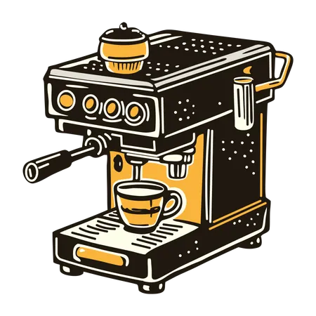 Coffee Machine  Illustration