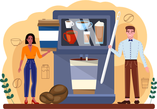 Coffee machine  Illustration